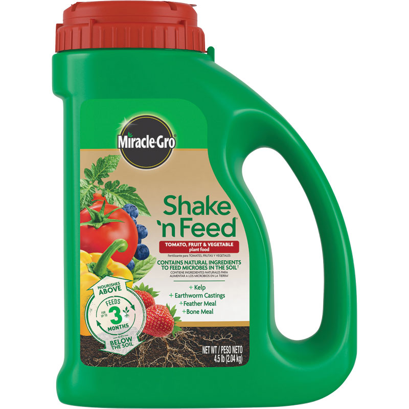 Miracle-Gro® Shake 'n Feed® Tomato, Fruit and Vegetables Plant Food, 4.5 Lb.