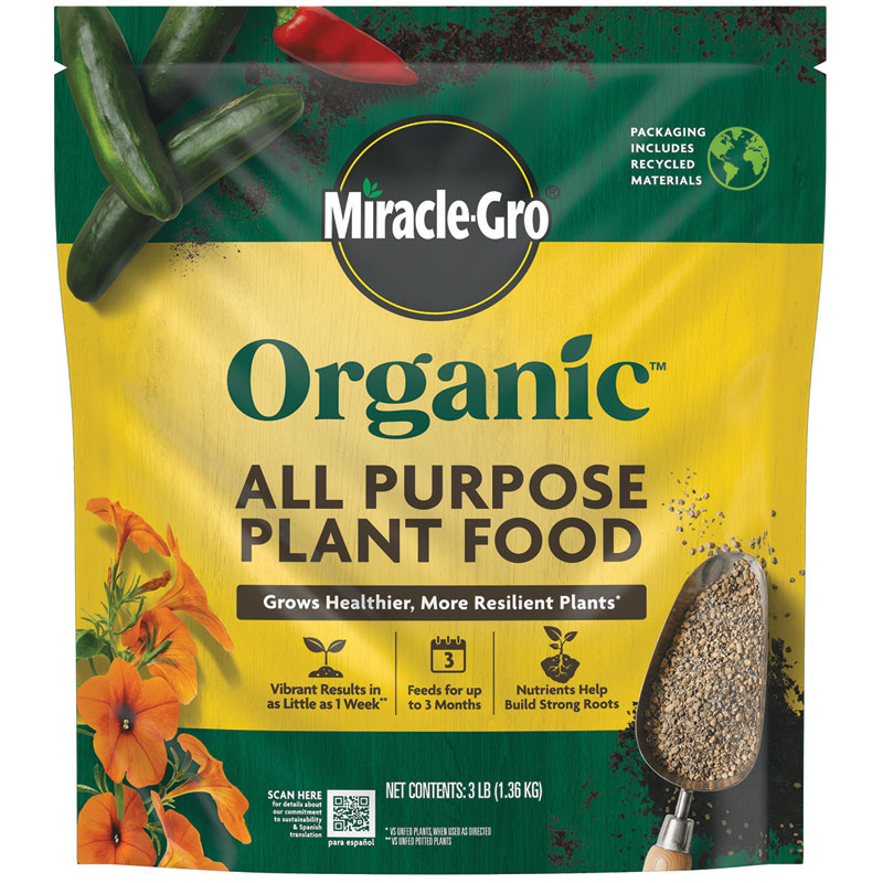 Miracle-Gro® Organic™ All-Purpose Plant Food, 3 Lb.