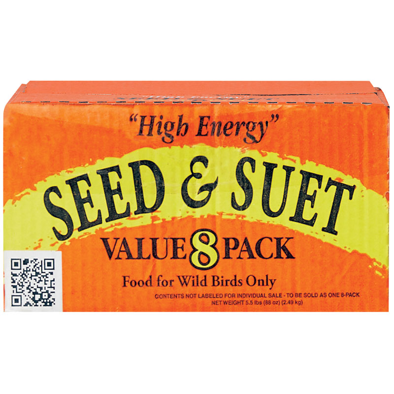 C&S® High Energy Seed & Suet Value Pack, 8/Pk.