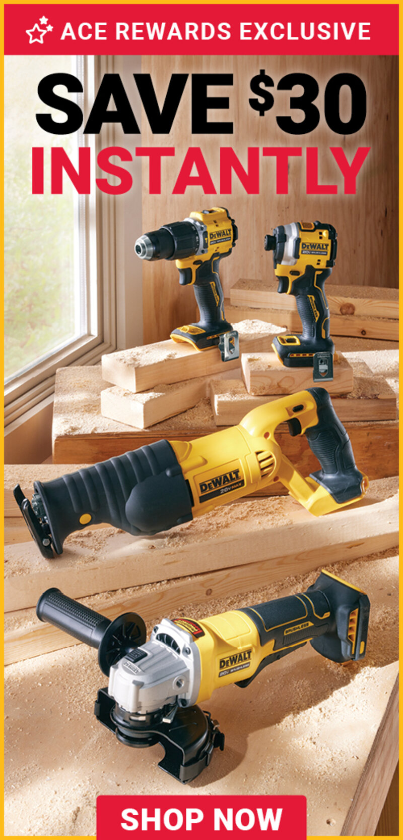 Select DEWALT® Power Tools (Tool Only)