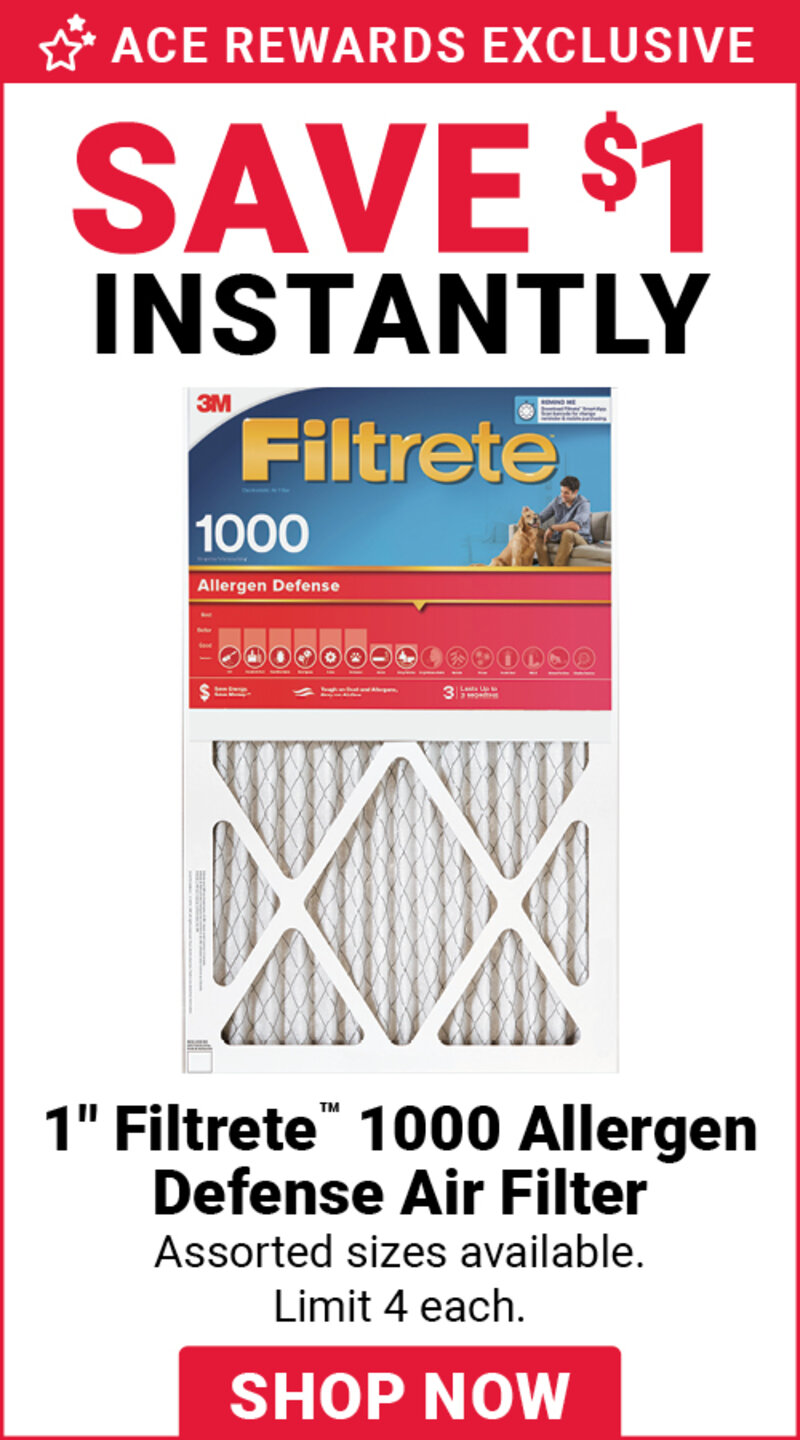 1" Filtrete™ 1000 Allergen Defense Air Filter