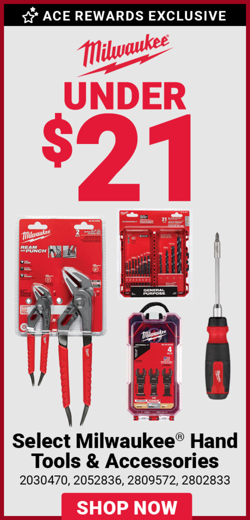 Milwaukee® Hand Tools & Accessories